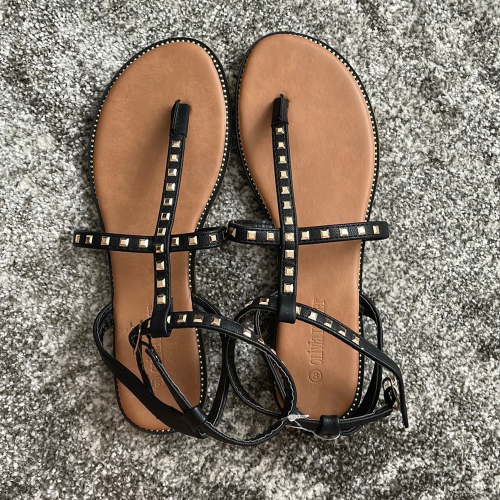 Black with rose gold rhinestone